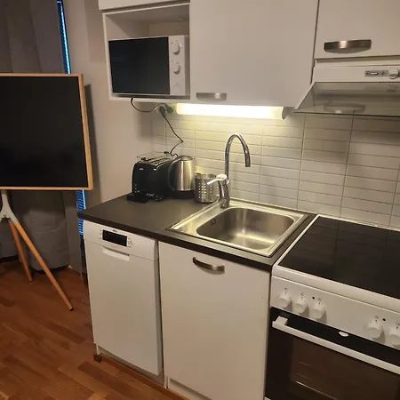 Viihtyisae Taeysin Kalustettu Ja Varustettu Yksioe Logomolla 1Vrk-36Kk Turku Exterior foto